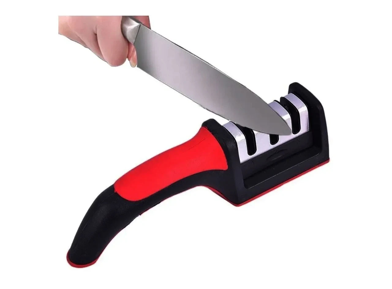 Afilador De Cuchillos Acero Mango Ergono